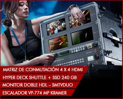 ATEM Production studio 4K black magic alquiler equipos audivisuales